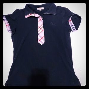 Burberry collar top Large/but fits more like Small